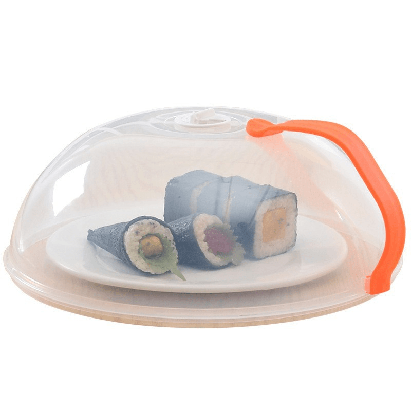1pc Microwave Splash Cover, Transparent Microwave Food Cover, Anti Sputtering Oi - Picture 11 of 11