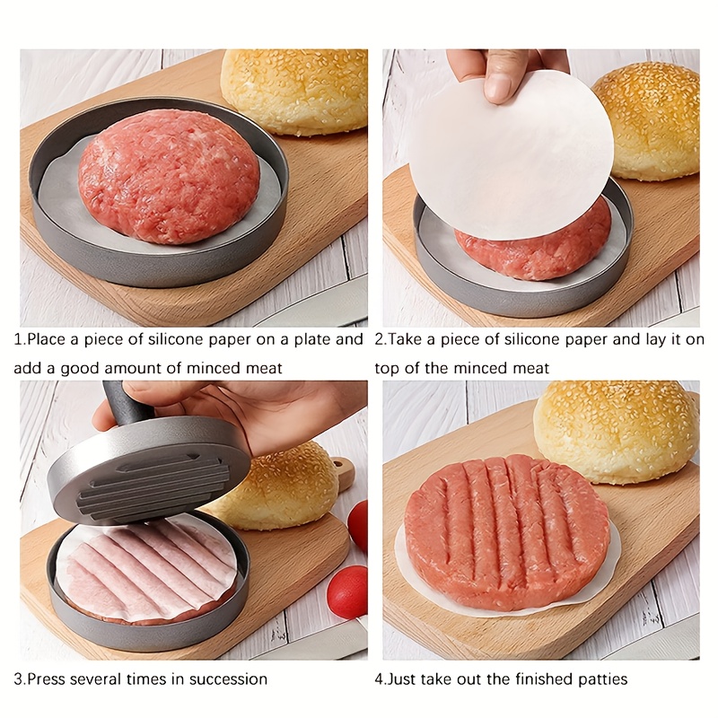 1PC Premium Non-Stick Burger Press - Effortless Patty Maker for Perfect Meat, Be - Bild 3 von 8