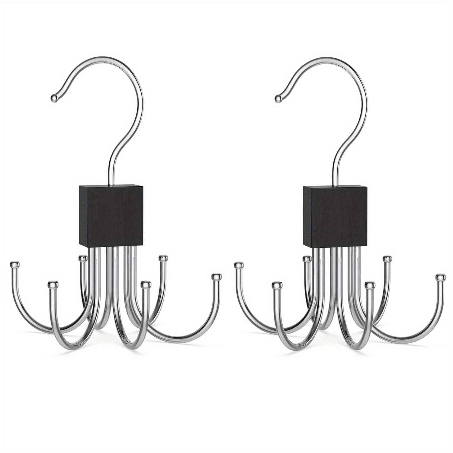 2Pcs/3 Pcs Belt Hanger for Closet, Hanging Holder Storage Hook for Belt, 360° R - Picture 10 of 11