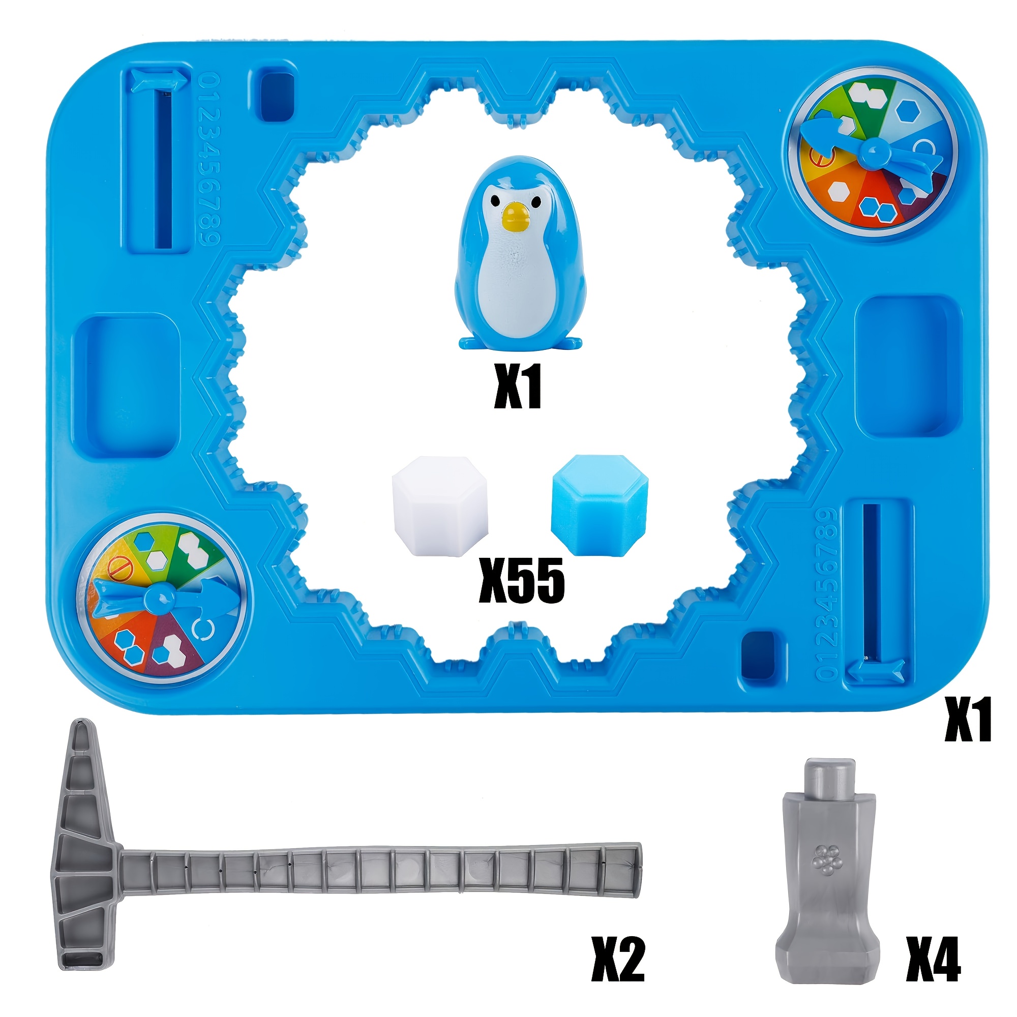 FNNMNNR Big Size Ice Breaker Game Save Penguin On Ice Block Family Funny Game Pe