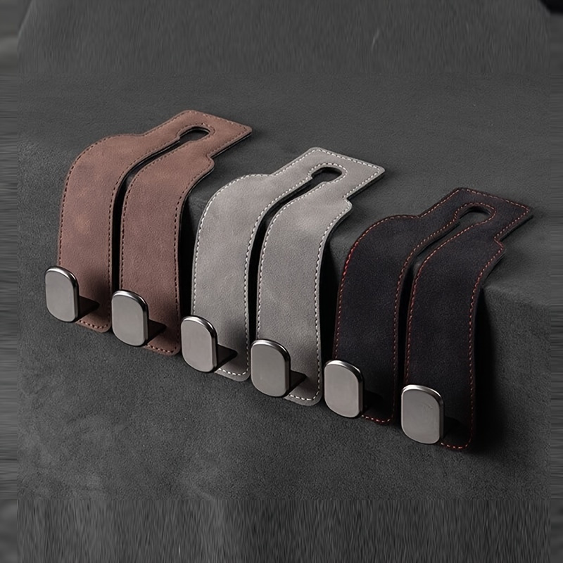 Car Seat Headrest Hooks Car Dual Headrest Wallet Hooks Car Rear Seat Headrest Ho - Picture 3 of 13