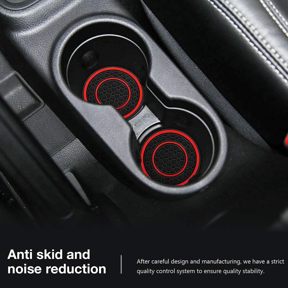 2.75ft Two-Pack Premium Silicone Universal Car Center Control Coaster - Non-Slip - Picture 7 of 14