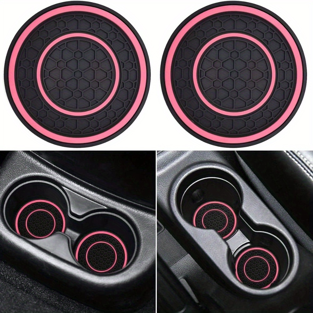 2.75ft Two-Pack Premium Silicone Universal Car Center Control Coaster - Non-Slip - Picture 8 of 14