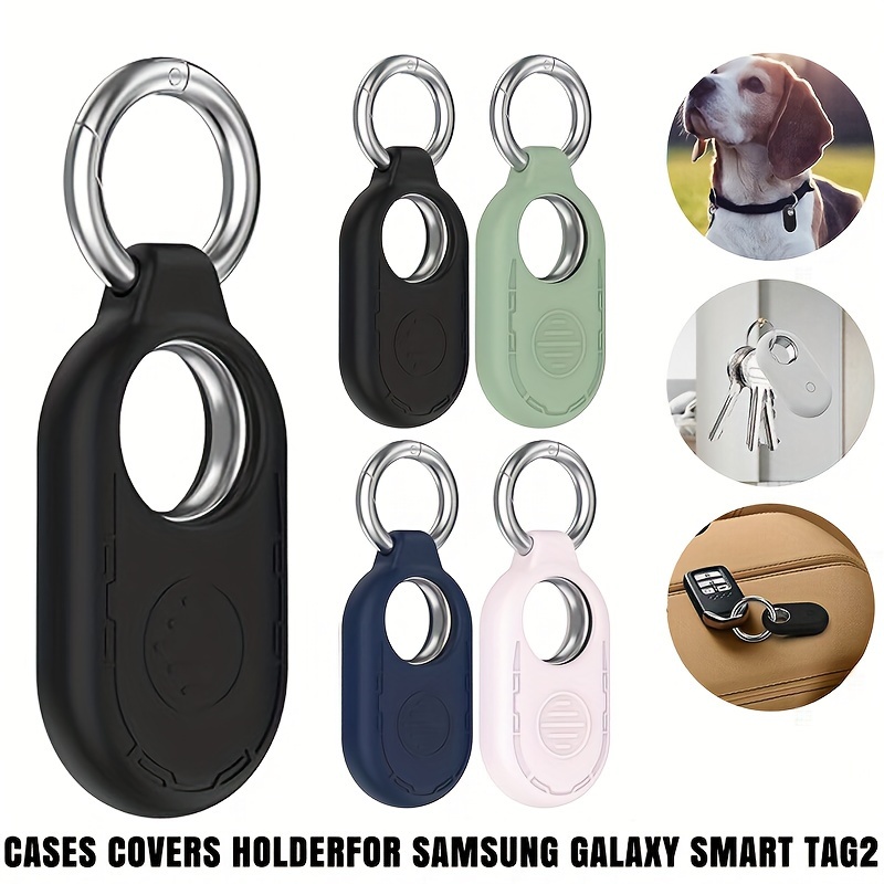 4-Pack Holder Cases Compatible With Samsung Galaxy Smart Tag 2, Silicone Protect - Picture 1 of 13