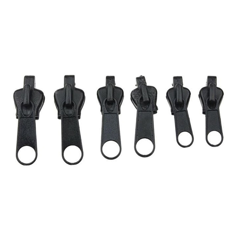 6Pcs Universal Instant Fix Zipper Repair Kit - Zipper Pulls & Button Hooks for S