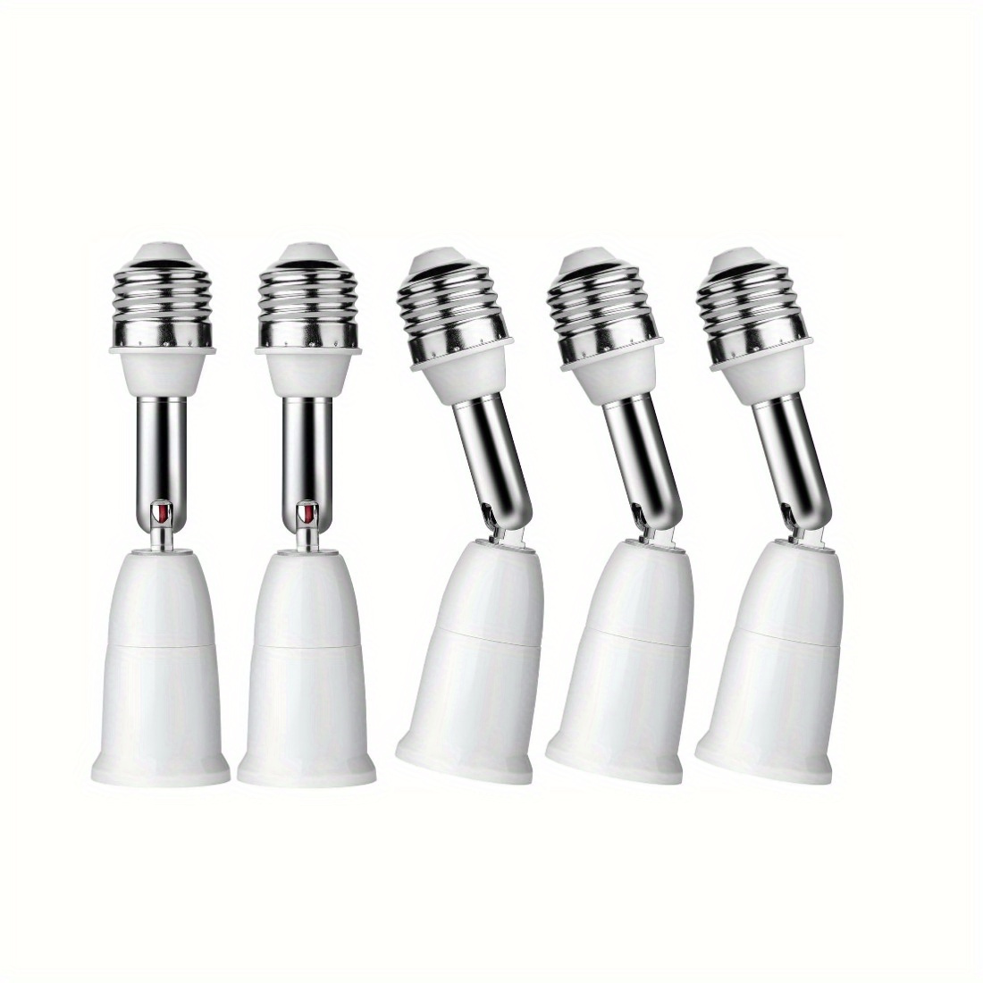 Versatile 5.5" Light Socket Extender - E26/E27, Adjustable 90° Vertical & 360° - Bild 3 von 7
