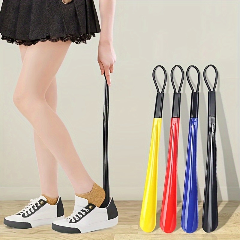 1pc Extra Long Flexible Plastic Shoe Horn - Shoe Lifter and Spoon Shape Shoe Acc - Picture 1 of 10