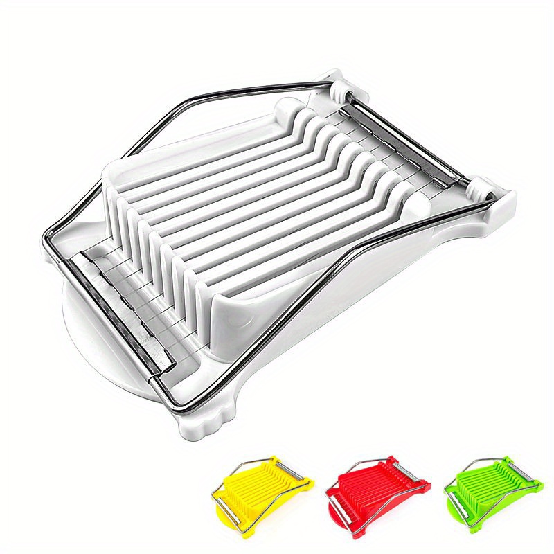 1PCS Multi-Purpose Manual Plastic Food Slicer - Durable Kitchen Gadget for Lunch