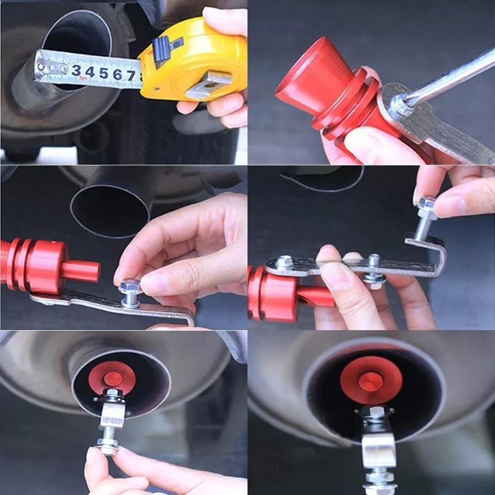 Car Fake Turbo Sound Exhaust Whistle off Blow Valve Simulator Whistler EOV