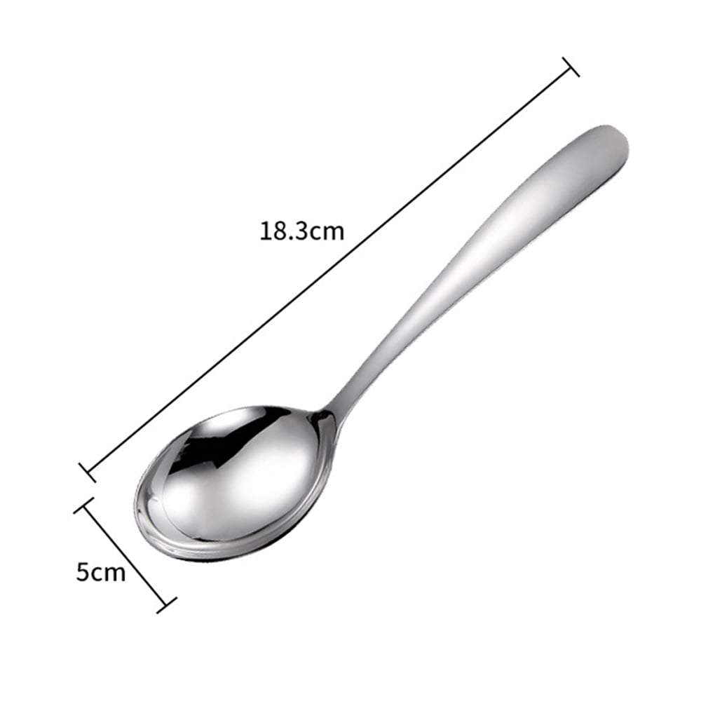 Stainless Steel Large Serving Spoon Tabletop Flatware Serving Utensil Buffet Ban