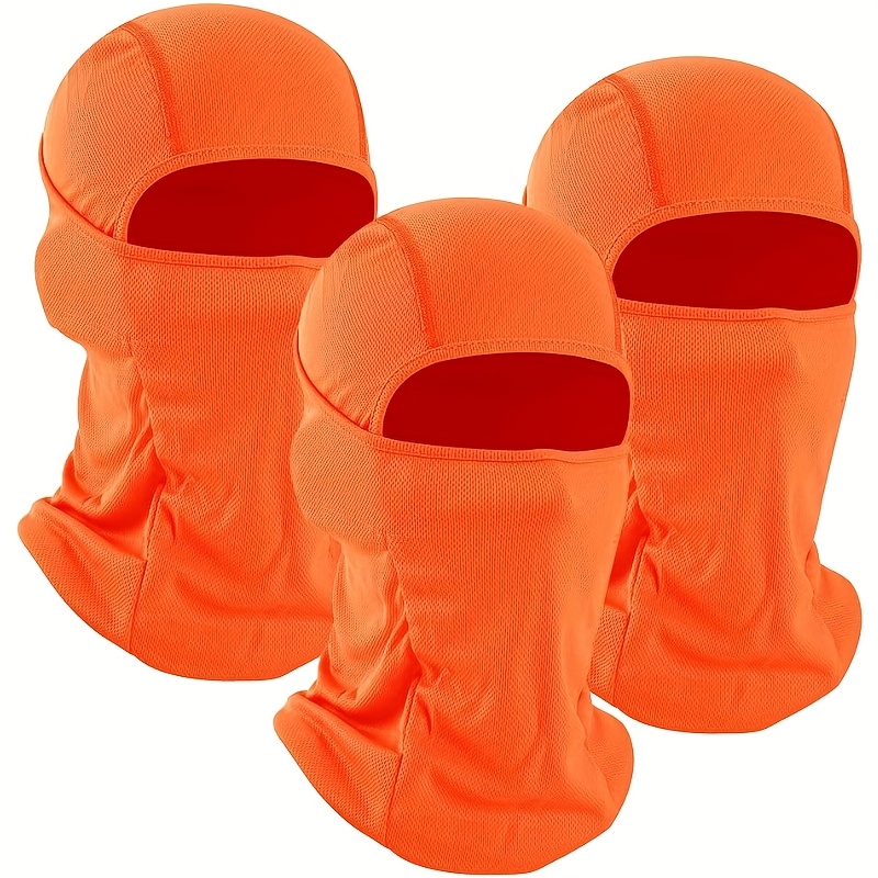 Máscara de pasamontañas 3 piezas para protección UV, forro transpirable para casco de motocicleta, camuflaje - Imagen 14 de 15