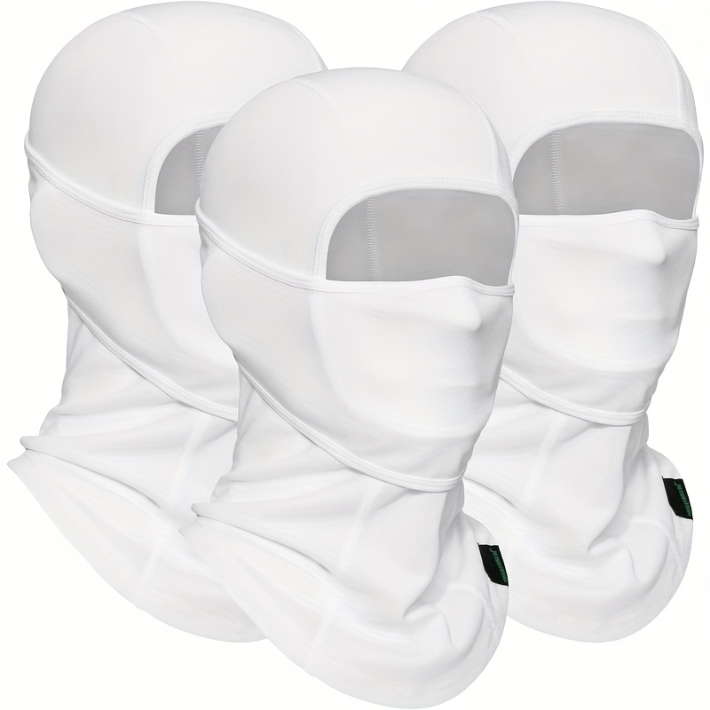 Máscara de pasamontañas 3 piezas para protección UV, forro transpirable para casco de motocicleta, camuflaje - Imagen 15 de 15
