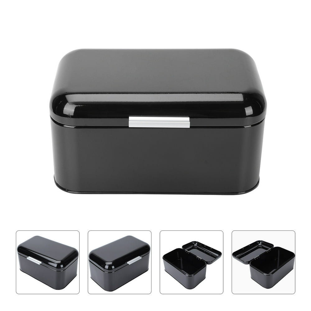 Bread Organizer Moisture-proof Storage Box Insect Prevention Bread Bin (Black) - Picture 8 of 12