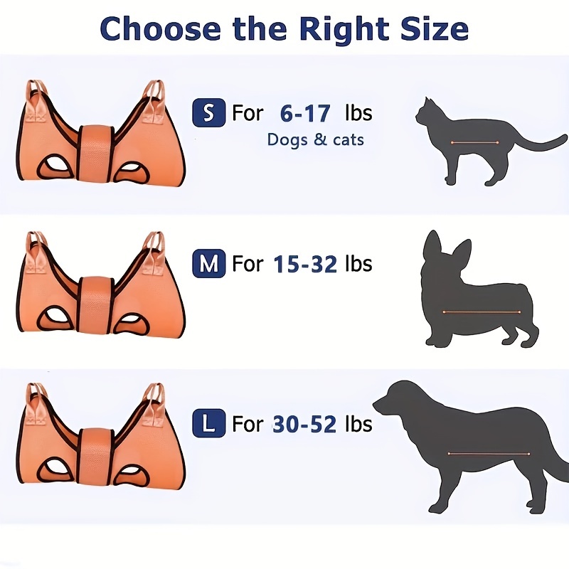 1pc Pet Grooming Hammock, Cat Dog Nail Cutting Fixer, Hook Type Anti Scratch Cat - Picture 4 of 15