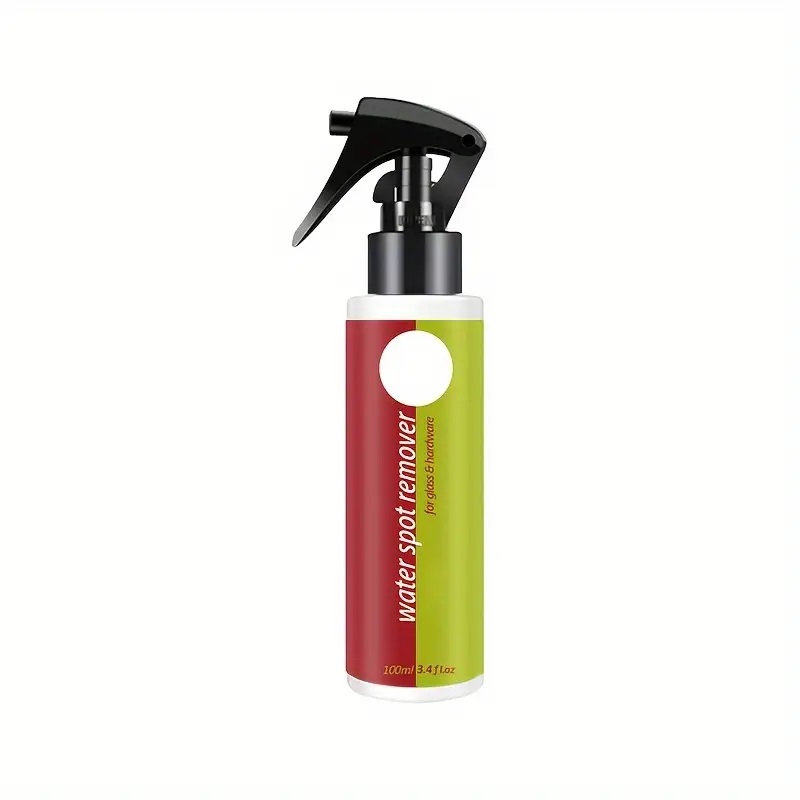 Hard Water Stain Remover Spray, Heavy Duty Bathroom Cleaner for Shower Glass, Tiles and Chrome, Powerful Foam Descaler Eliminates Limescale & Soap Scum Safe for Mirrors and Stainless Steel