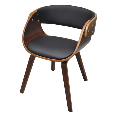 Dining Chair with Padded Bentwood Seat