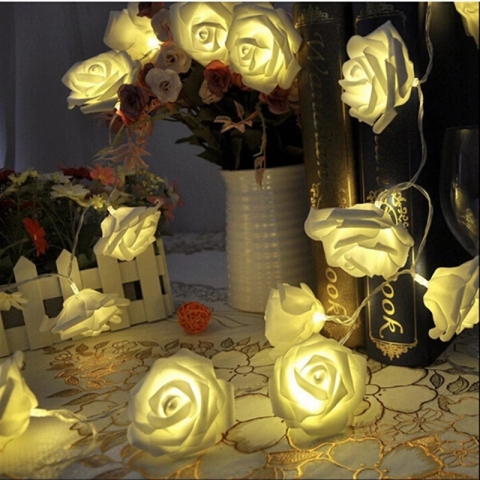20朵LED玫瑰鲜花童话灯K997