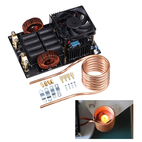 1000W 50A DC 12-40V Low Voltage Induction Heating Board Module Power Supply Flyback Driver Heater DIY  Unit Module Board
