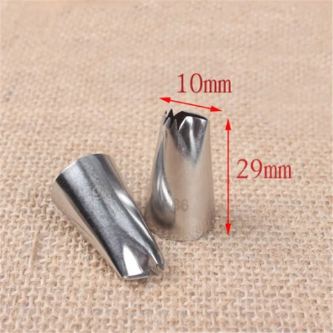 #86 Pastry Nozzles 304 Stainless Steel Lace Icing Piping Nozzles Cream Metal Tips Cake Decorating Tools Bakeware
