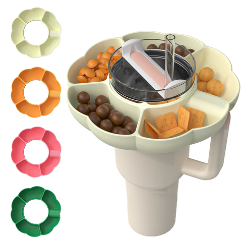 Reusable Snack Platters  Snack   Cup 40 Oz Tray Snack Divider Divided Container Food Tray Holder Outdoor