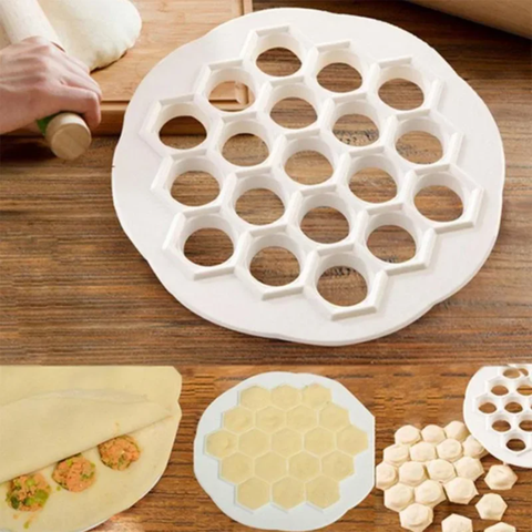 19 Hole Dumpling Accelerator Dumpling Mold Kitchen Dumpling Maker  Mold  Making Dumplings Wonton Dough Press Making Mould
