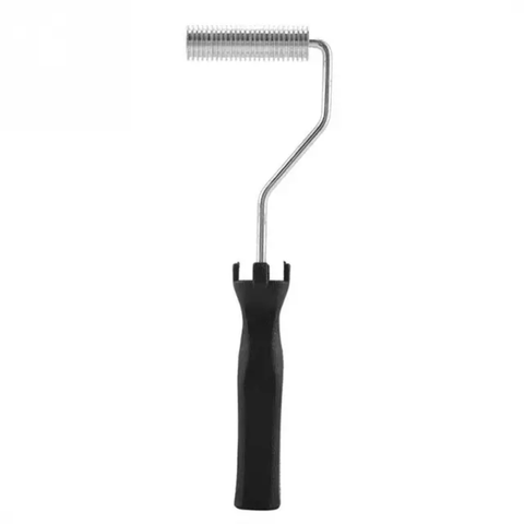 Fiberglass Roller Set Aluminum Alloy Fiberglass Bubble Laminating Roller ABS Handle Fiberglass Laminate  GRP FRP Resin Work