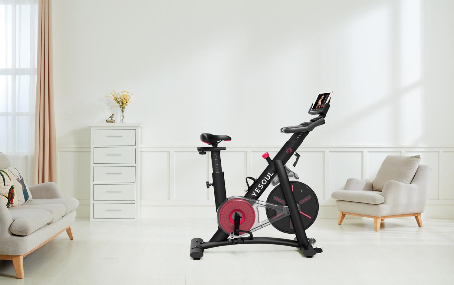 野小兽(YESOUL)S3智能动感单车家用健身器材室内磁控静音运动健身车(售价不能低于619USD)